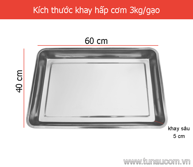 Khay hấp cơm inox