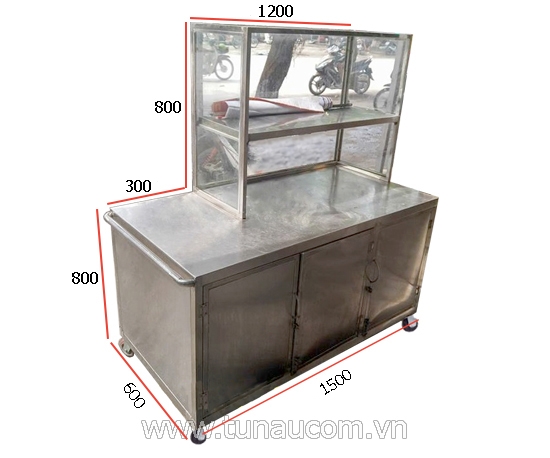 Tủ Quầy Bán Bún Phở 1500
