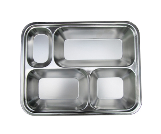Khay Cơm Inox 4 Ngăn